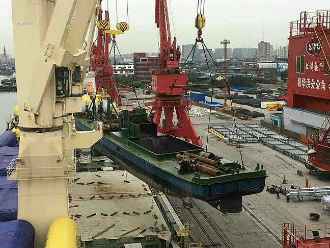 Ginter Logistics arrange the shipment of a Sand Excavating Boat – AIO  Logistics